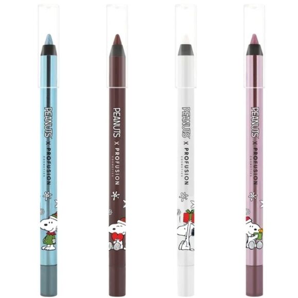 Profusion Cosmetics X Peanuts Fa La La La Liners Eyeliner Pencil Set - Picture 4 of 8